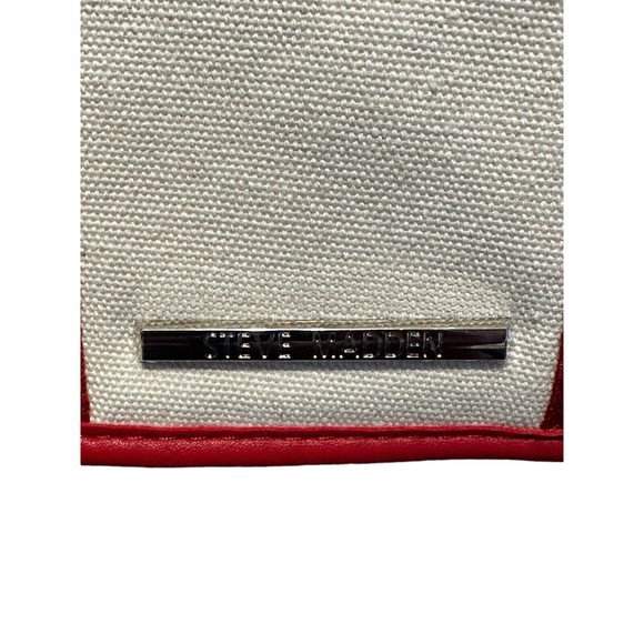Steve Madden Tiktok Satchel Bwebber Creme Red Canvas Bag Tiktok Viral Purse NWT - Picture 10 of 16
